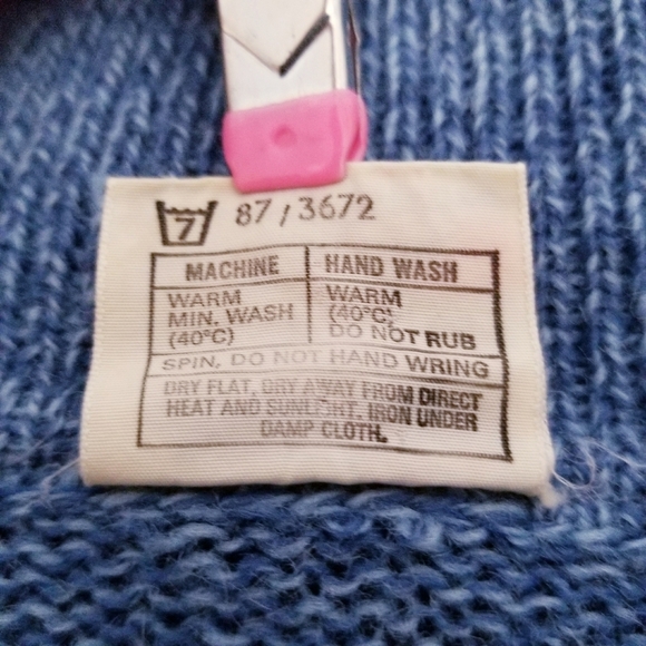 Vintage 50's 60's Grandpa Core Mr. Roger's Shetland wool sweater - Picture 4 of 9